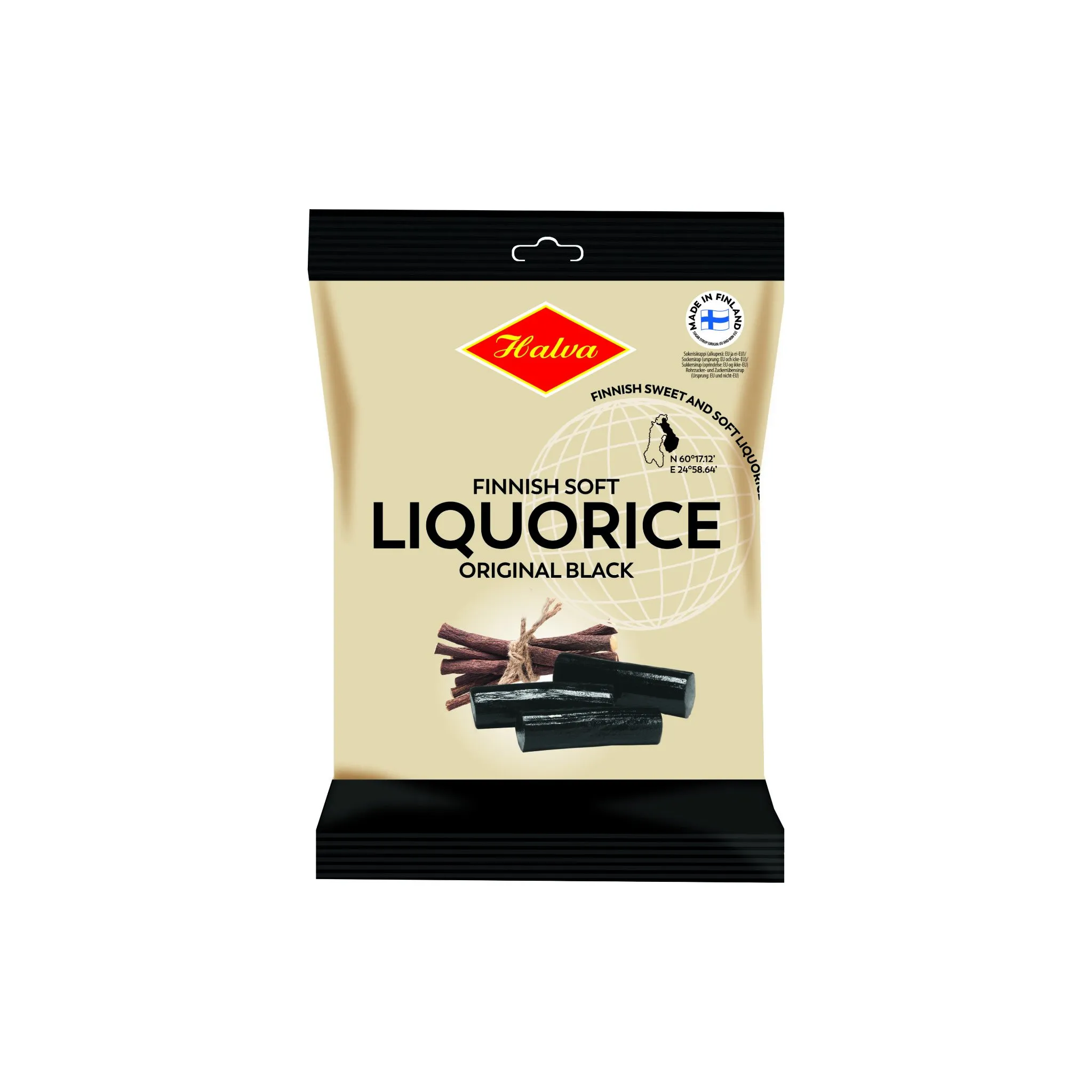 Fotografie 1 - Bonbon Halva Originál finská lékořice jemně sladká 200 g
