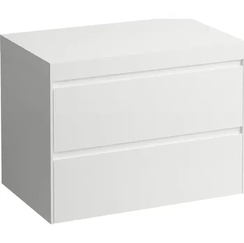 Nábytek Lani - modulární sestava 80 cm, bez výřezu, se 2 zásuvkami, bílá matná H4045501122601