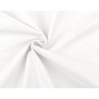 Velvet / samet oděvní s řádkovanou strukturou, barva 1 Off White