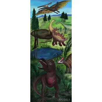 podložka na cvičení Milibala podložka Dinosauři