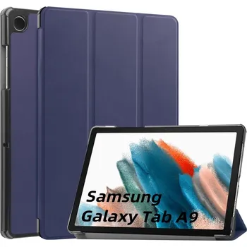 Příslušenství pro tablet VSECHNONAMOBIL 66391 LEATHER Zaklápací kryt Samsung Galaxy Tab A9 modrý