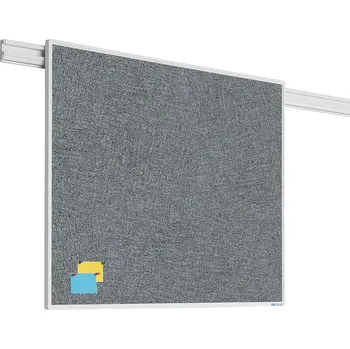 Kancelářský nábytek SV Partnerline kolejnicová nástěnka - 90x180 cm - modrá