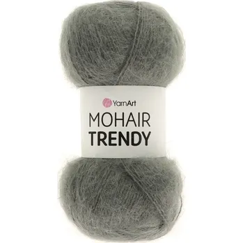 YarnArt Mohair Trendy 114 šedá