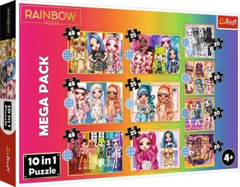 Puzzle Trefl Rainbow High 10v1 3x 48/3x 35/4x 20 dílků