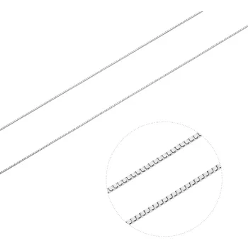 Řetízek Bealio BEALIO Stříbrný řetízek VENEZIA jemný HRANA Délka řetízku: 36 cm 03-04075-1750