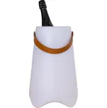 Nordic Living Bílá plastová LED chladící nádoba Prinston 37,5 cm