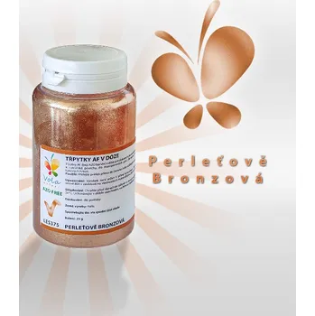 Potravinářské barvivo Barva v prášku AF, perleťově-bronzová 25 g/dóza