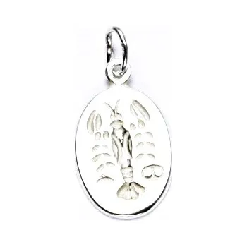 Přívěsek Stříbrný přívěsek znamení rak - P902 (Stříbrné měsíční znamení rak)