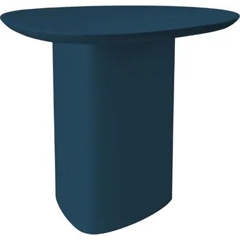 Toaletní stolek Petrolejově modrý lakovaný odkládací stolek RAGABA CELLS 50 x 50 cm