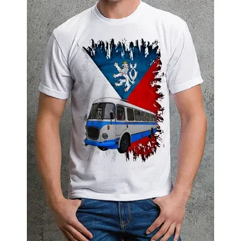 Pánské tričko tričko ŠKODA RTO 706 M (tričko s autobusem )