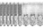 Žakárová vitrážová záclona Domečky DD695 bílá, 45 cm metráž