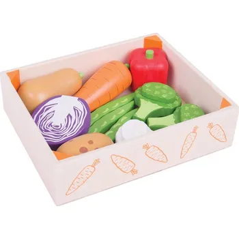 Hračka Bigjigs Toys Krabička se zeleninou