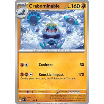 Sběratelská karetní hra Pokémon TCG Crabominable 115/197