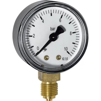 Příslušenství k čerpadlu Aquart Manometr do 10 bar radiální, spodní vývod G1/4", průměr těla manometru 63mm