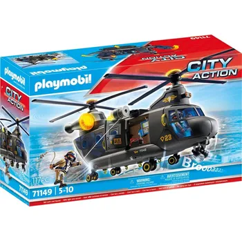 Stavebnice Playmobil Playmobil City Action 71149 Záchranářská helikoptéra speciální jednotky