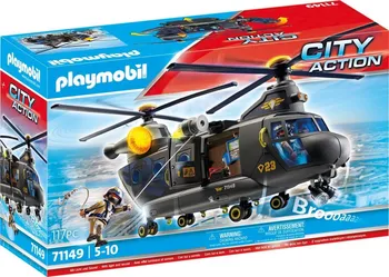 Stavebnice Playmobil Playmobil City Action 71149 Záchranářská helikoptéra speciální jednotky
