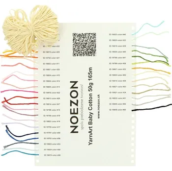 Galanterie Vzorník vln YarnArt Baby Cotton A5