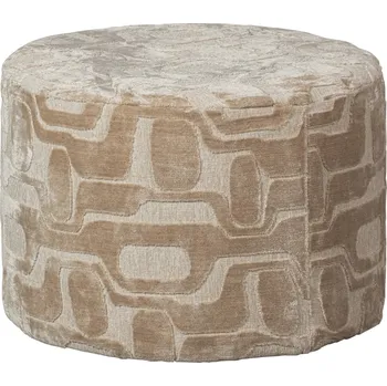 Taburet WOOOD Béžový čalouněný taburet Falton 60 cm