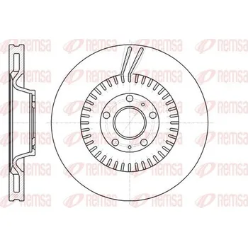 Brzdový kotouč Brzdový kotouč REMSA 61154.10
