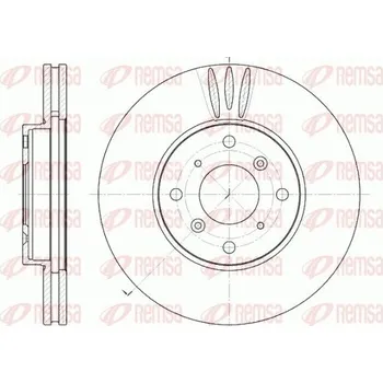 Brzdový kotouč Brzdový kotouč REMSA 6641.10