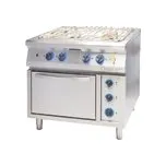 G-C-4/700 Plynový sporák - 4 hořákový Varianta: FS (PB) Volný prostor a police - propan - butan