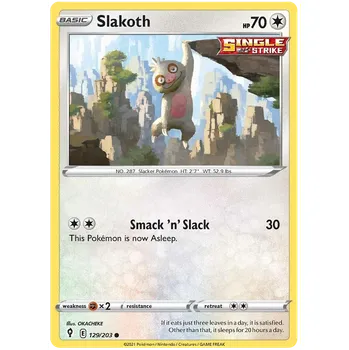 Sběratelská karetní hra Pokémon TCG Slakoth 129/203