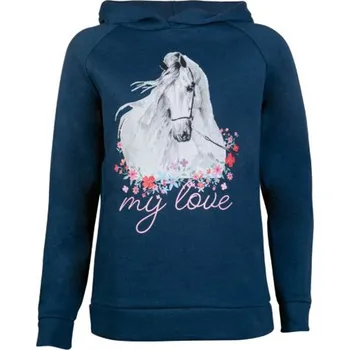 Dívčí mikina HKM Hoody tmavě modrá