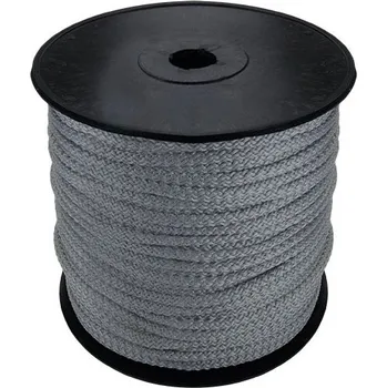 Příze Oděvní šňůra PES Ø6 mm, barva Šedá (134)