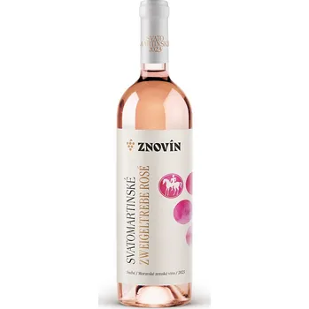Víno Znovín Svatomartinské Zweigeltrebe Rosé 2023 0,75 l