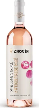 Víno Znovín Svatomartinské Zweigeltrebe Rosé 2023 0,75 l