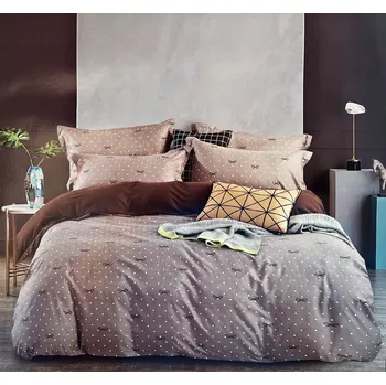 Povlečení Numberoplus Bavlněné povlečení jednolůžkové + povlak na polštářek ZDARMA - Mašle