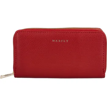 Peněženka Velká pouzdrová dámská koženková peněženka Glorii, červená