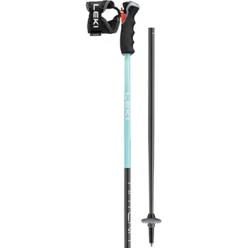 Sjezdová hůlka LEKI ARTENA AIRFOIL 3D, Dark Anthracite/Light Turquoise/White Délka: 125cm