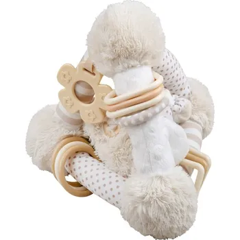 Bigjigs Baby Zasněný pejsek chrastítko pyramida