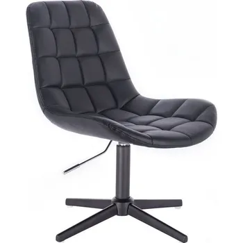 LuxuryForm DESIGN Kosmetická židle PARIS na černém kříži - černá (VPT)