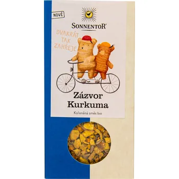 Čaj BIO sypaný čaj bylinný Zázvor Kurkuma, 120 g