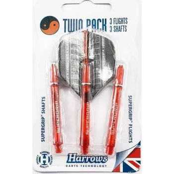 Násadky a letky Harrows Twin Pack orange a medium