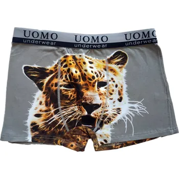 aura.via Bavlněné boxerky Tygr FR7631 Barva: šedá, Velikost: XL