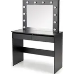 Toaletní stolek Halmar HOLLYWOOD černý