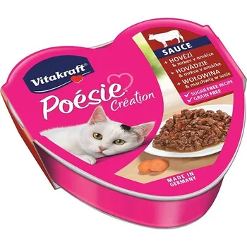 Krmivo pro kočku Vitakraft Poésie Sauce vanička hovězí/mrkev 85 g
