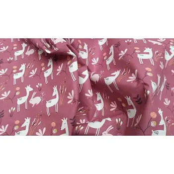 BYTEMA Bavlněná látka FAOLA bordo šíře 150 cm