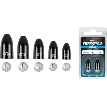 Umělá nástraha Spro zátěž Freestyle Brass Bullet Sinkers Hmotnost: 14g