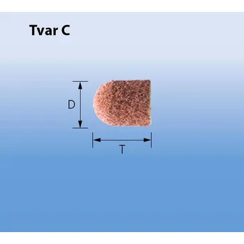 Příslušenství k nářadí A21000052320 |Brusná čepička válcová zaoblená SKWR Lukas 0511 NK 320