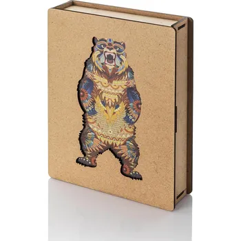 Puzzle Weltbild Dřevěné puzzle Medvěd, 300 dílků 480546