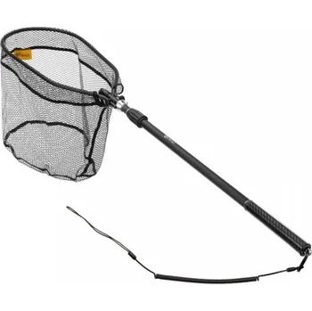 Fencl přívlačový podběrák Predator Special Karbon s pogumovanou sítí XL s magnetem