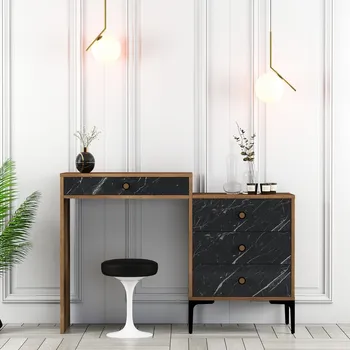 Toaletní stolek ASIR Toaletní stolek LIZBON ořech černý