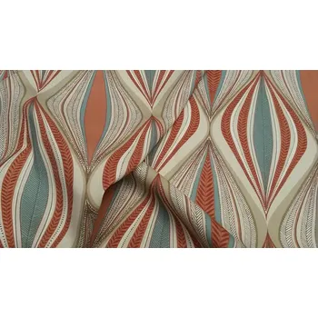 BYTEMA dekorační látka ROMBOS hnědý šíře 140 cm