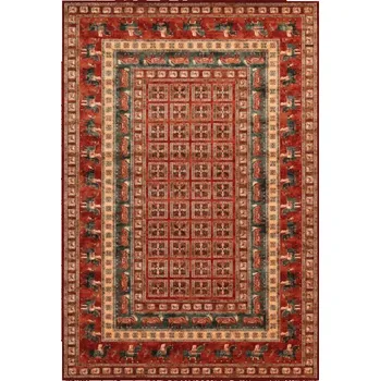 Koberec Perský kusový koberec Osta Kashqai 4301/300 červený Pazyryk Osta 67 x 130