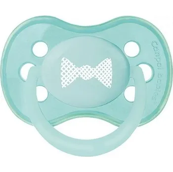 dudlíky Dudlík silikonový plochý - MAŠLIČKA mátový - 6-18měs.