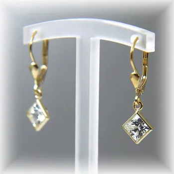 Náušnice bílé zlato